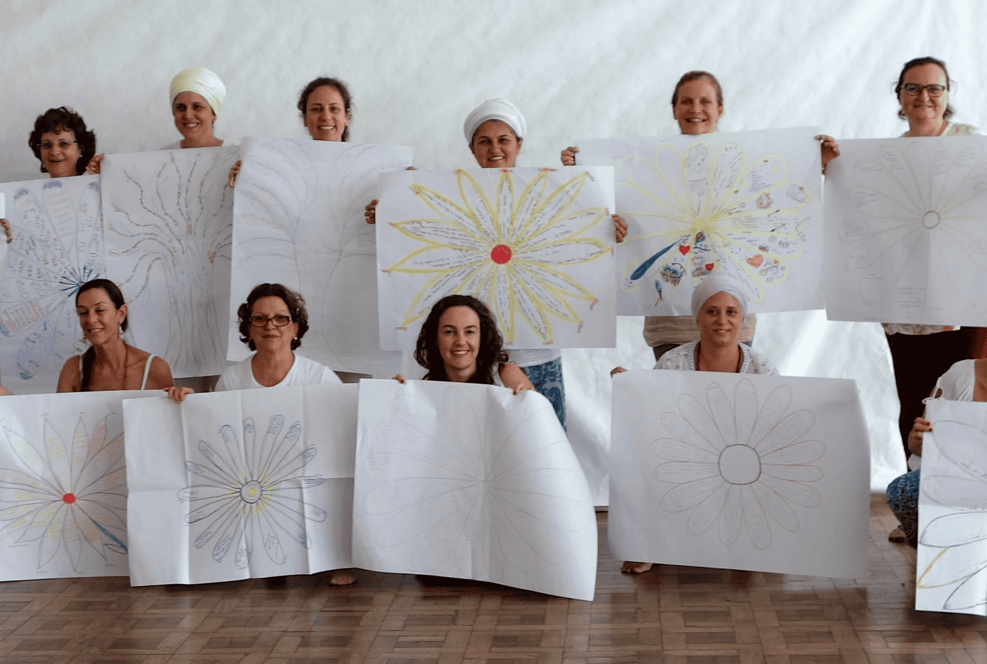 Healthy Breast Program Participants in Sao Paolo, Brazil with their Meaning Mandalas Oct 2015